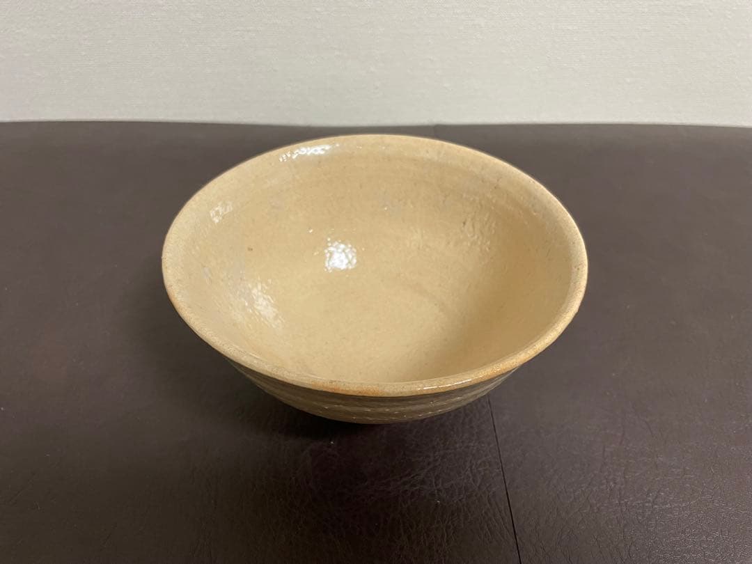 十三代坂田泥華　萩茶碗　共箱　共布　栞　茶碗　萩焼　茶道具