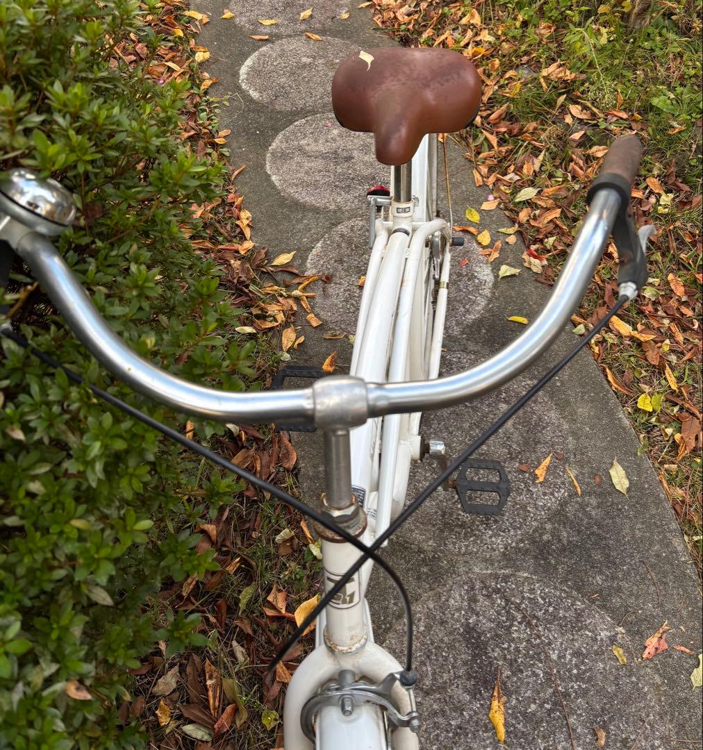 カリフォルニアスタイル ビーチクルーザー 26インチ ホワイト引取り限定