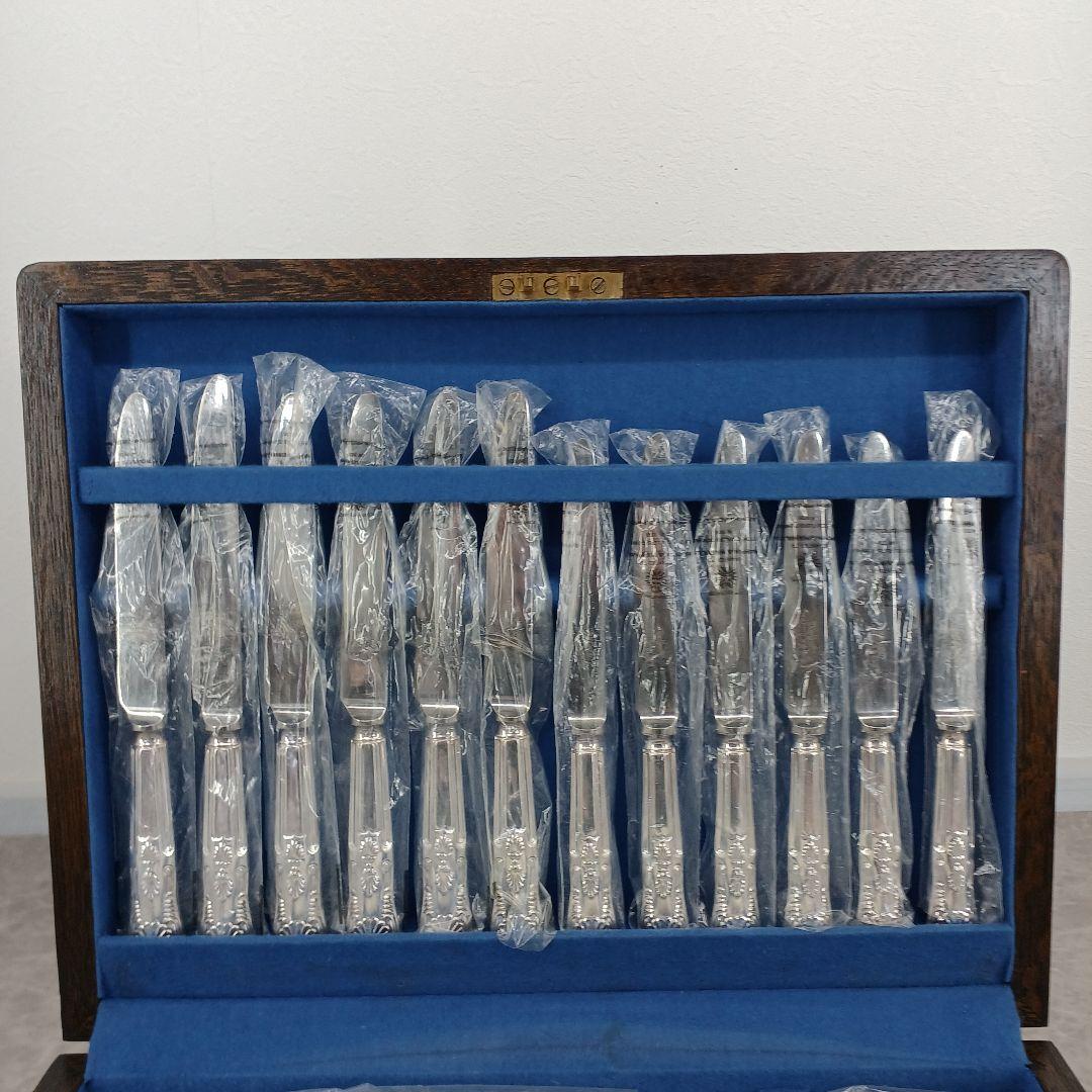 銀製MAPPIN & WEBB【カトラリーセット 39本組】専用木製ケース鍵付き