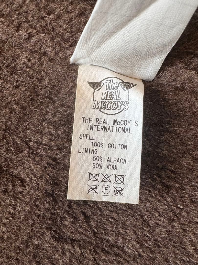 リアルマッコイズ USN アルパカ ベスト THE REAL McCOY'S