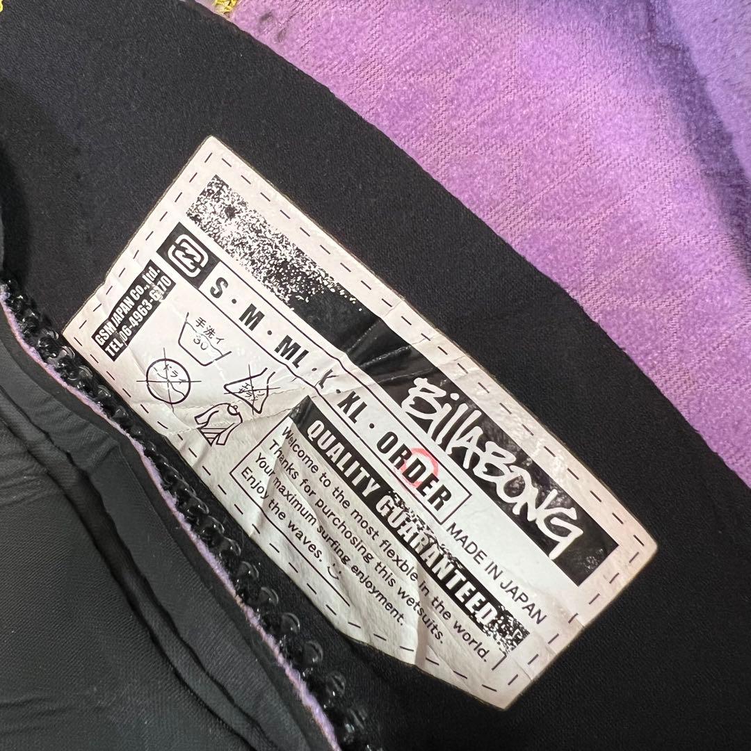 Billabong SPEC-73 　セミドライ　フルオーダー　起毛3ミリ