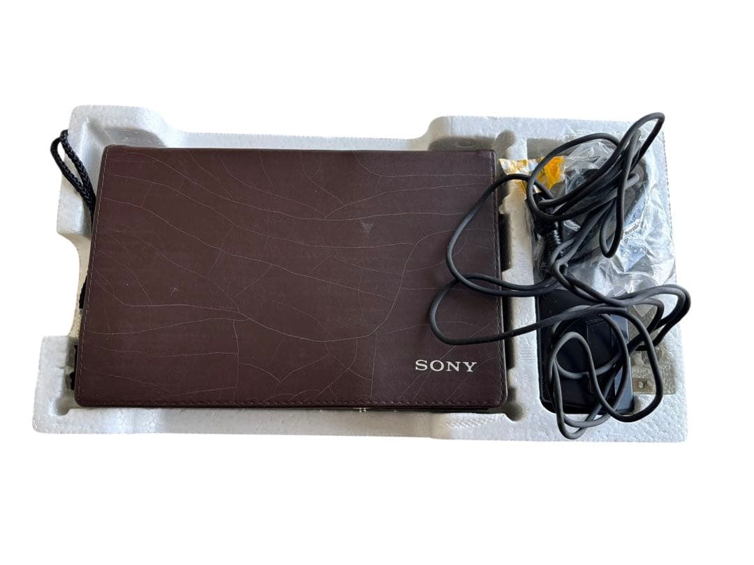 SONY カセットコーダー TCM-280 レザーケース　昭和レトロ 動作未確認