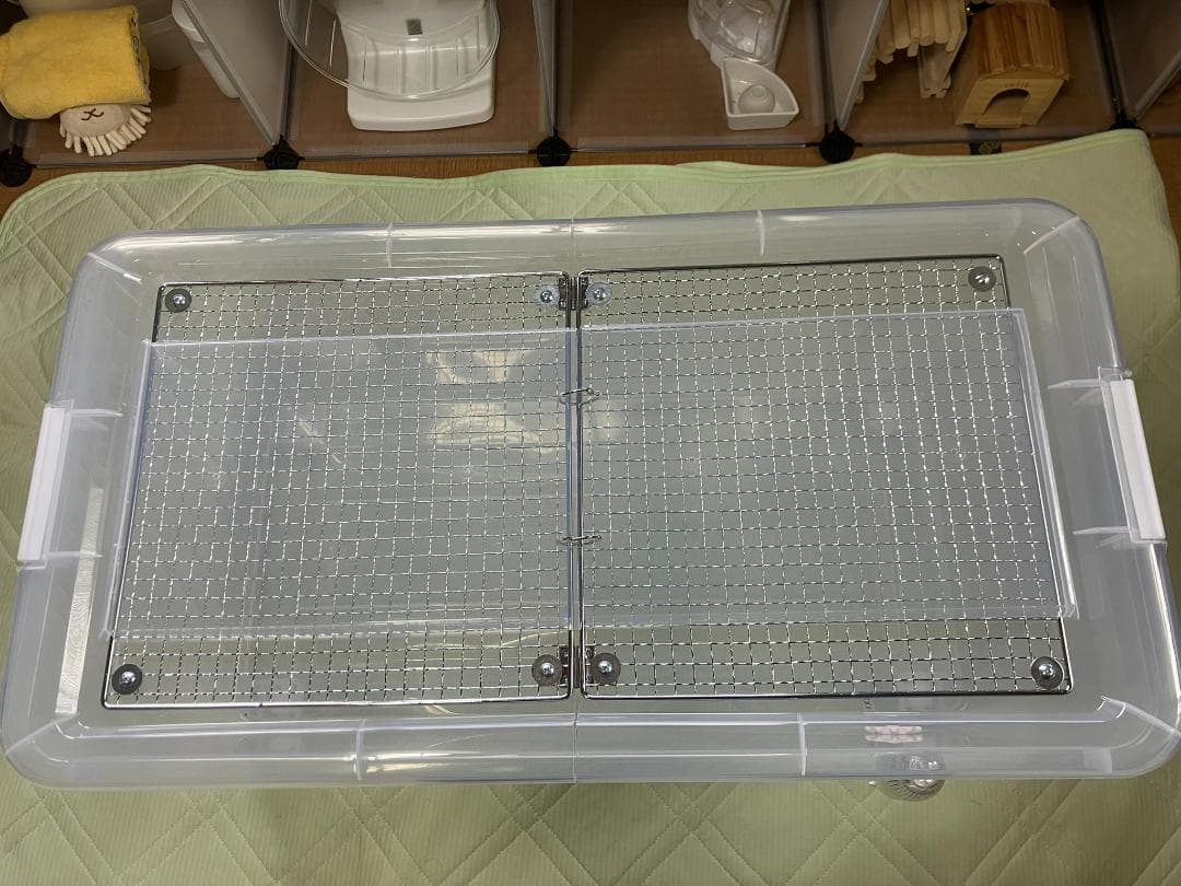 ②【超お得3個セット】広い大きい快適なハムスターケージ ゲージ【DIY】給水器付