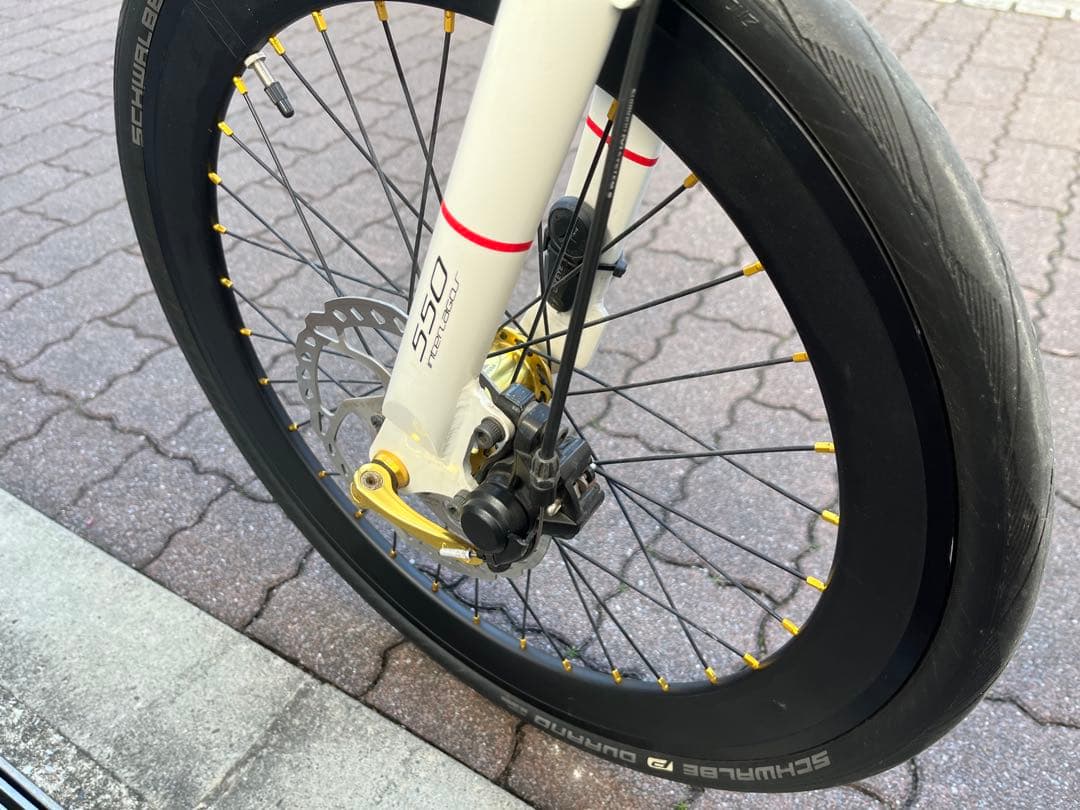 【横浜　手渡し限定】小径自転車 アルミフレーム ディスクブレーキ