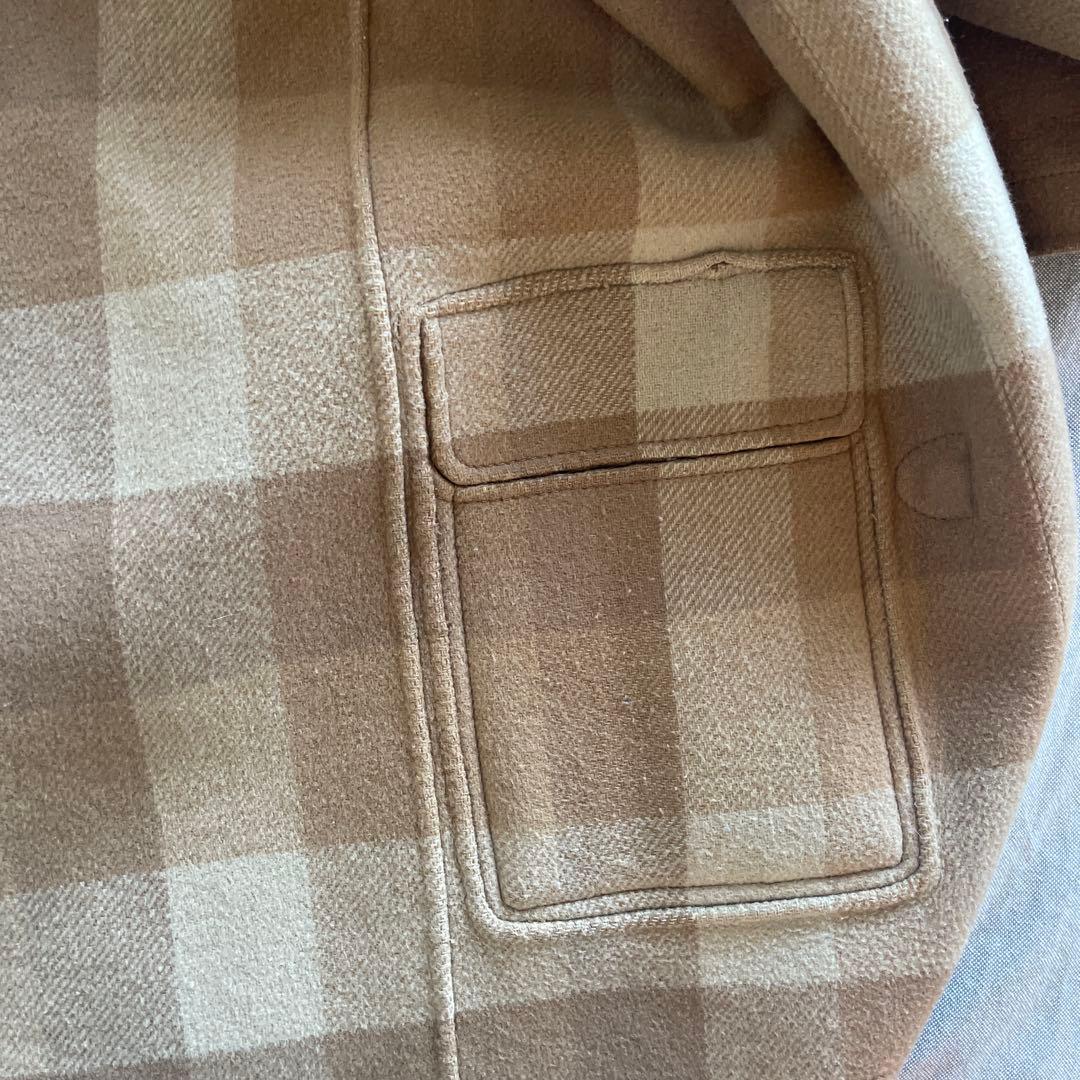 マルジェラベージュ ダッフルコート フード付き