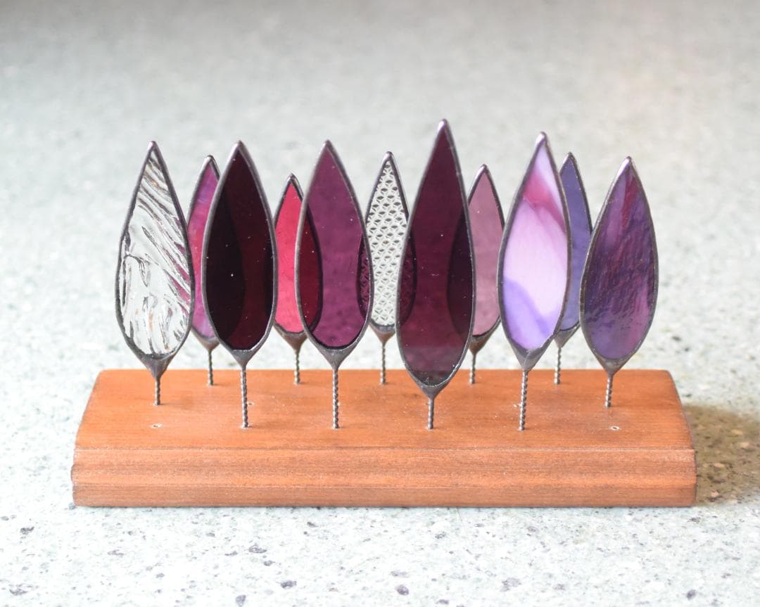 ベティ・木立ち　ステンドグラス(STG179①,179②)