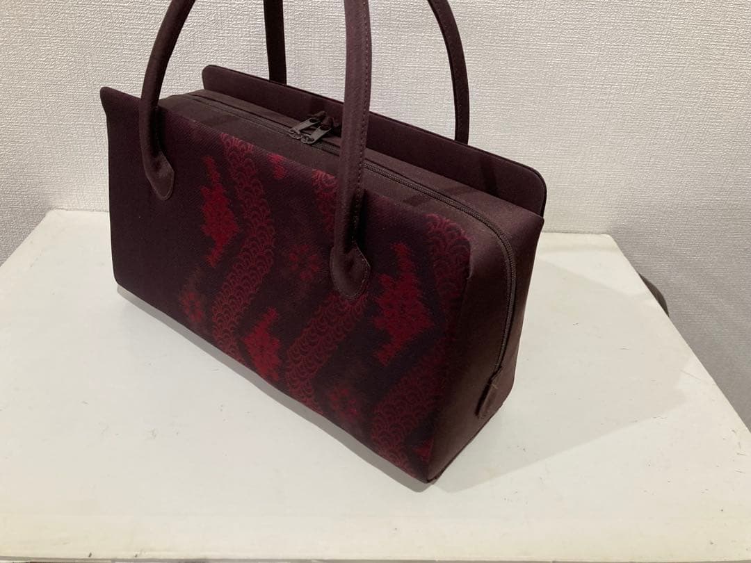 正絹経錦(たてにしき)利休和装バッグ