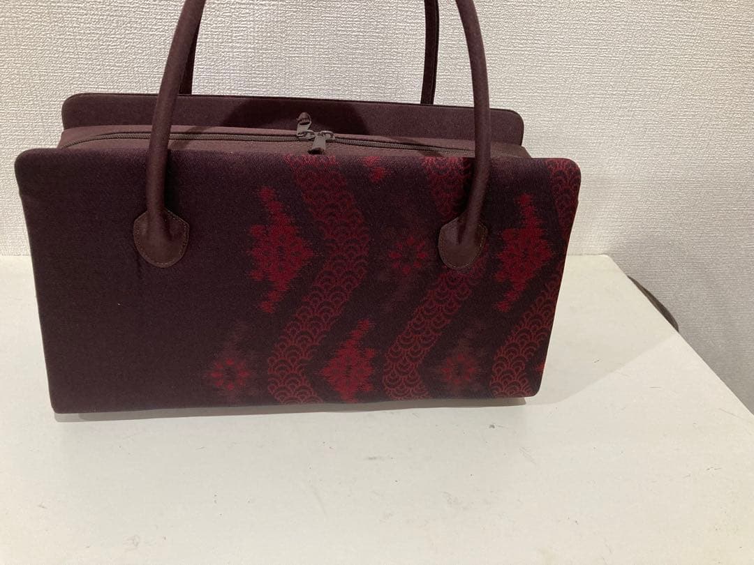 正絹経錦(たてにしき)利休和装バッグ