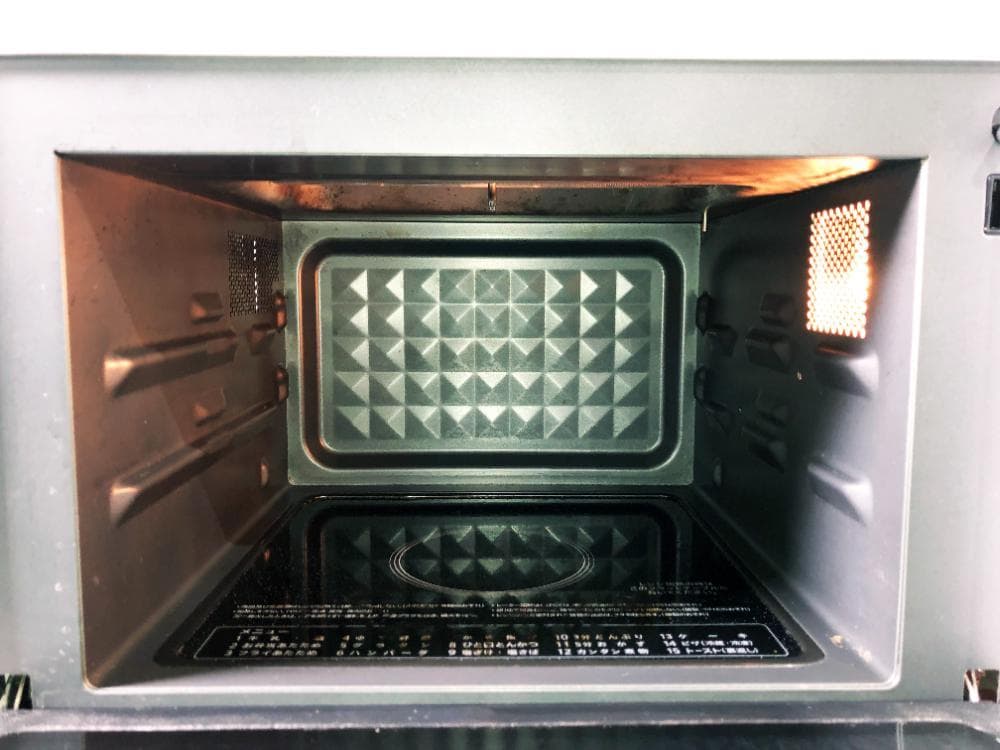 ★美品 中古★SHARP 18L オーブンレンジ【RE-F18A-W】FZK6