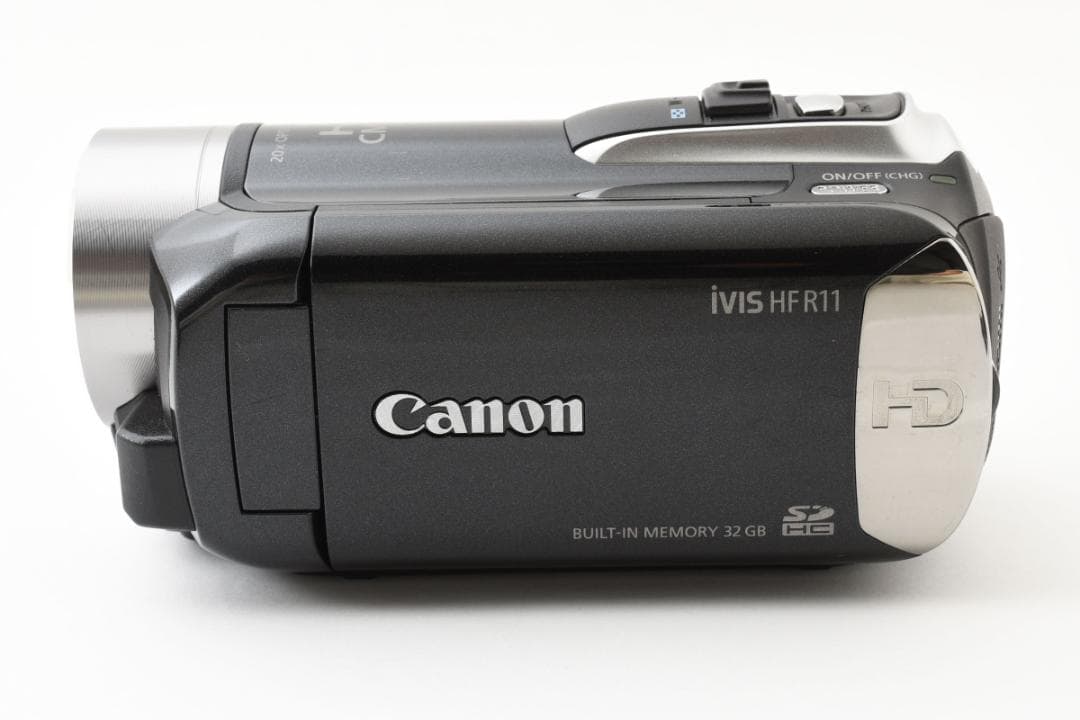 【美品】Canon HDビデオカメラ　ivis HF R11　ブラック