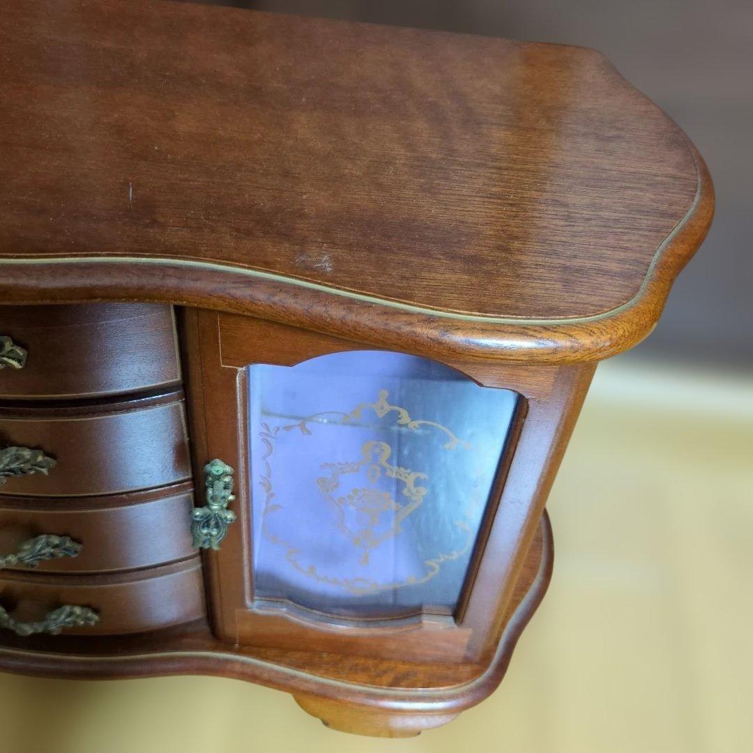 オルゴール　ジュエリーボックス　レトロ　アンティーク　大きめ