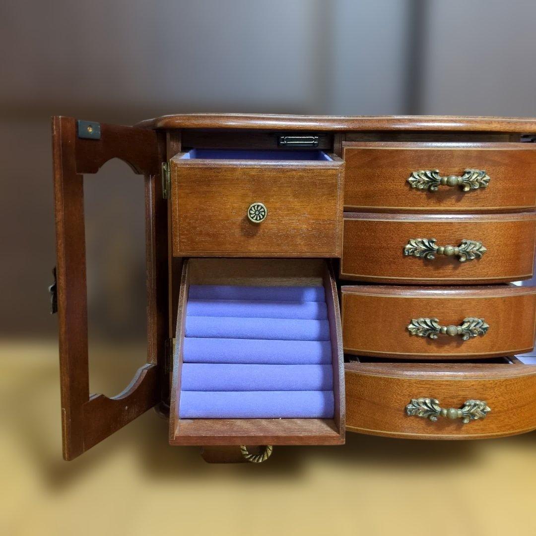 オルゴール　ジュエリーボックス　レトロ　アンティーク　大きめ