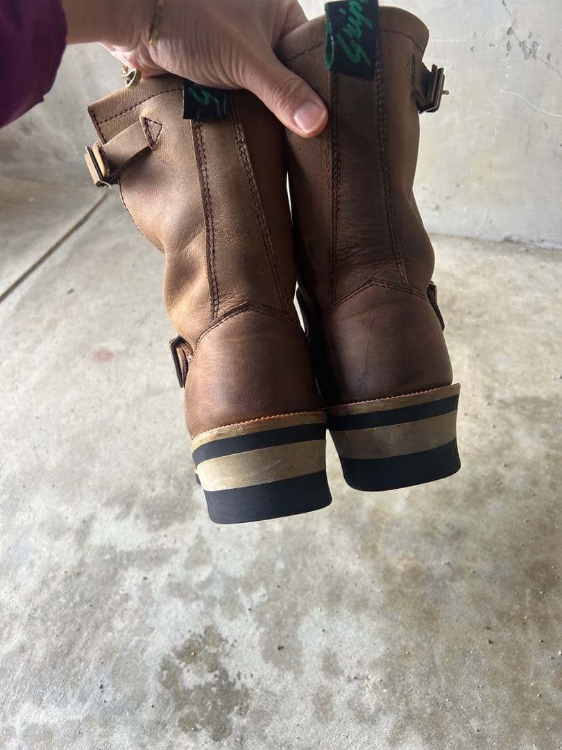 Getta Grip エンジニアブーツ　ブラウン UK7