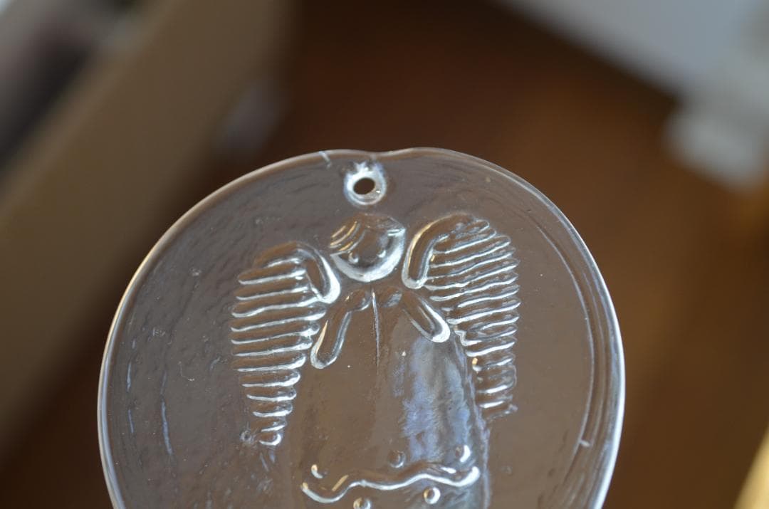 ARABIA/アラビア●クリスマス ガラスオーナメント3点セット●鳥2.天使