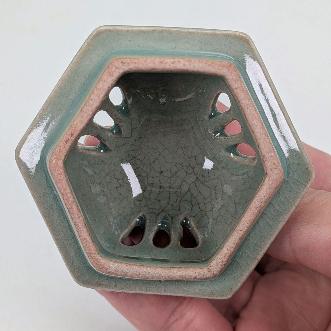 韓国人間国宝 申相浩 獅子摘青磁香炉 高麗青磁 韓国陶磁 香爐 香道具 茶道具