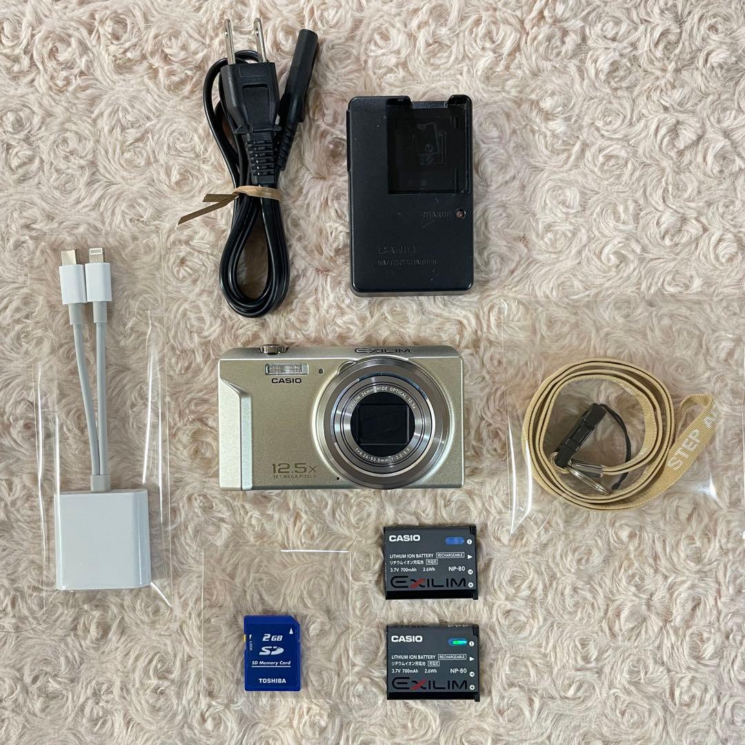 美品✨CASIO EXILIM EX-ZS150✨動作確認済 スマホ転送OK♪