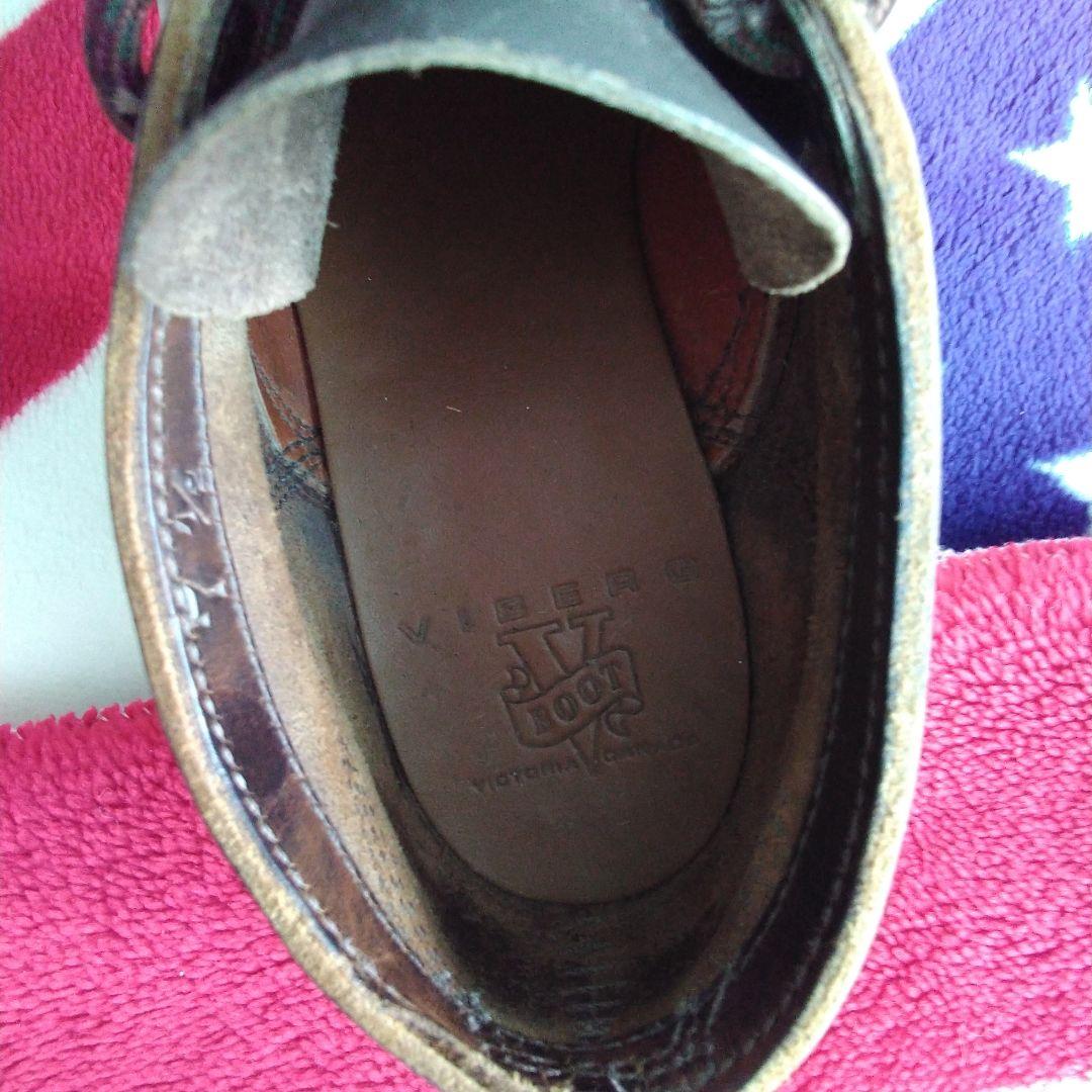 状態抜群です!【viberg 】オックスフォード　7 1/2　EE　 アイスモカ