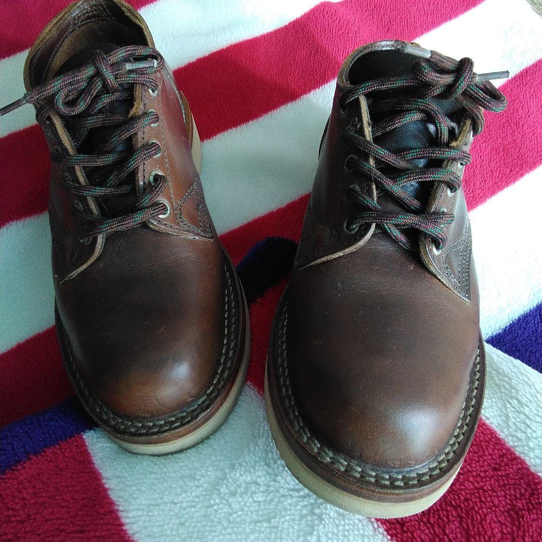 状態抜群です!【viberg 】オックスフォード　7 1/2　EE　 アイスモカ