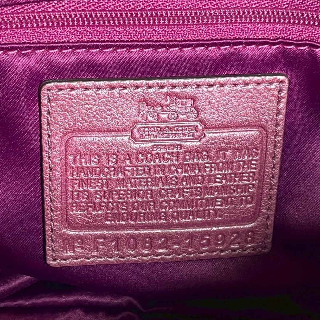 【極美品・使用感少ない】コーチ マディソン 2way パイソン柄 チェーンバッグ