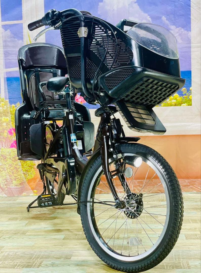 パスキス12AH⭐️人気モデル！ヤマハ子供乗せ電動アシスト自転車Y2789