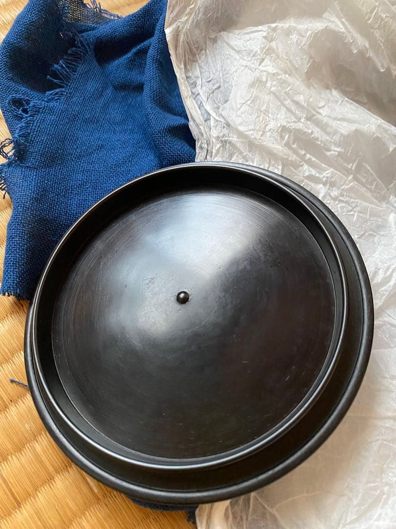 繰口　肩衝釜　大西定林氏作