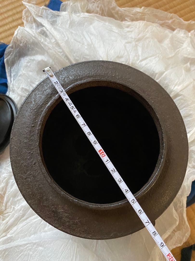 繰口　肩衝釜　大西定林氏作