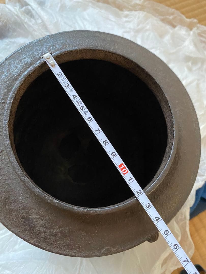 繰口　肩衝釜　大西定林氏作