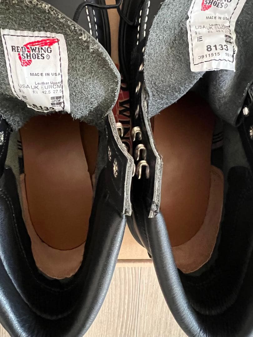 【9.5E】未使用 REDWING スーパーソール® 6インチモック8133