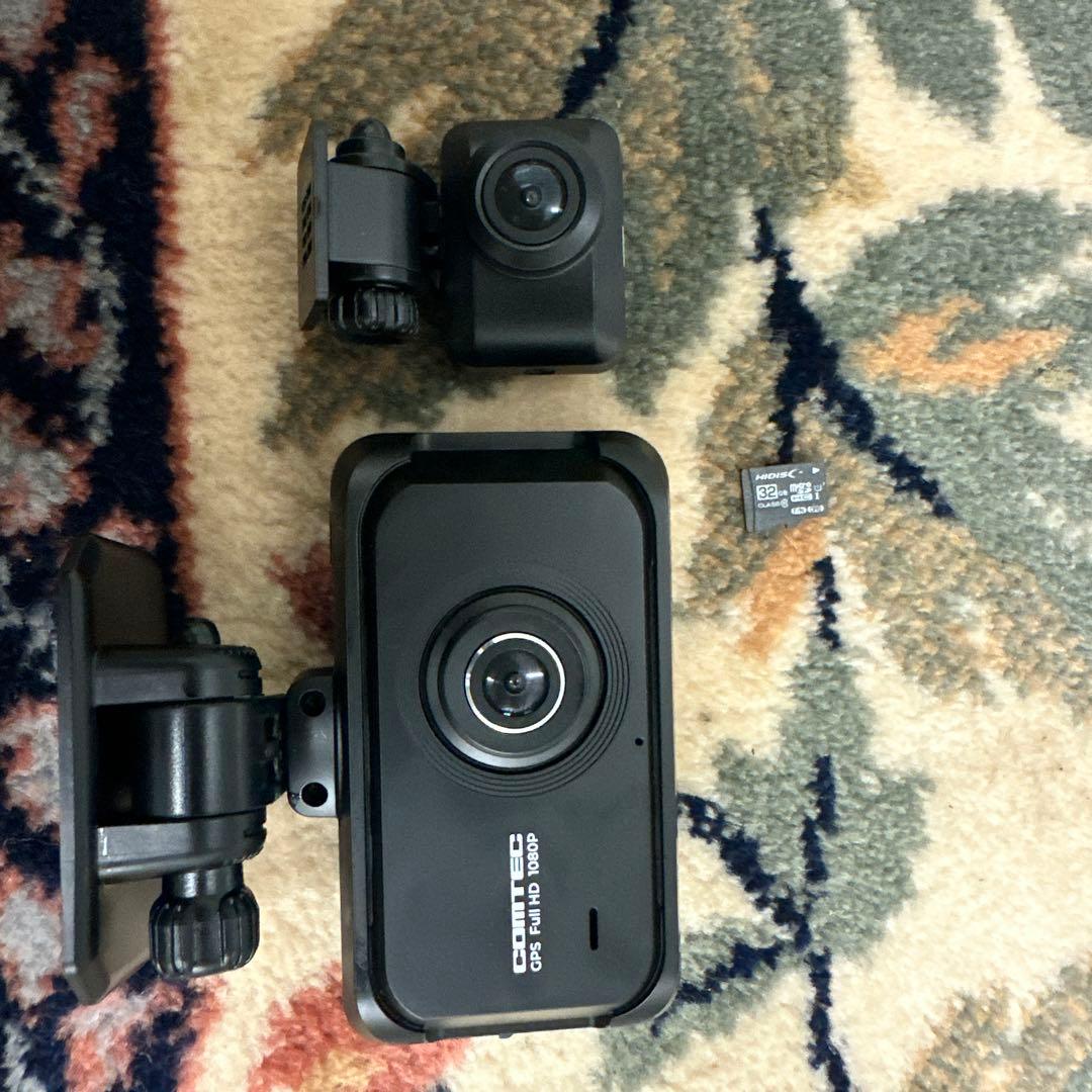 COMTEC ドライブレコーダー ZDR055、駐車場監視コード付き