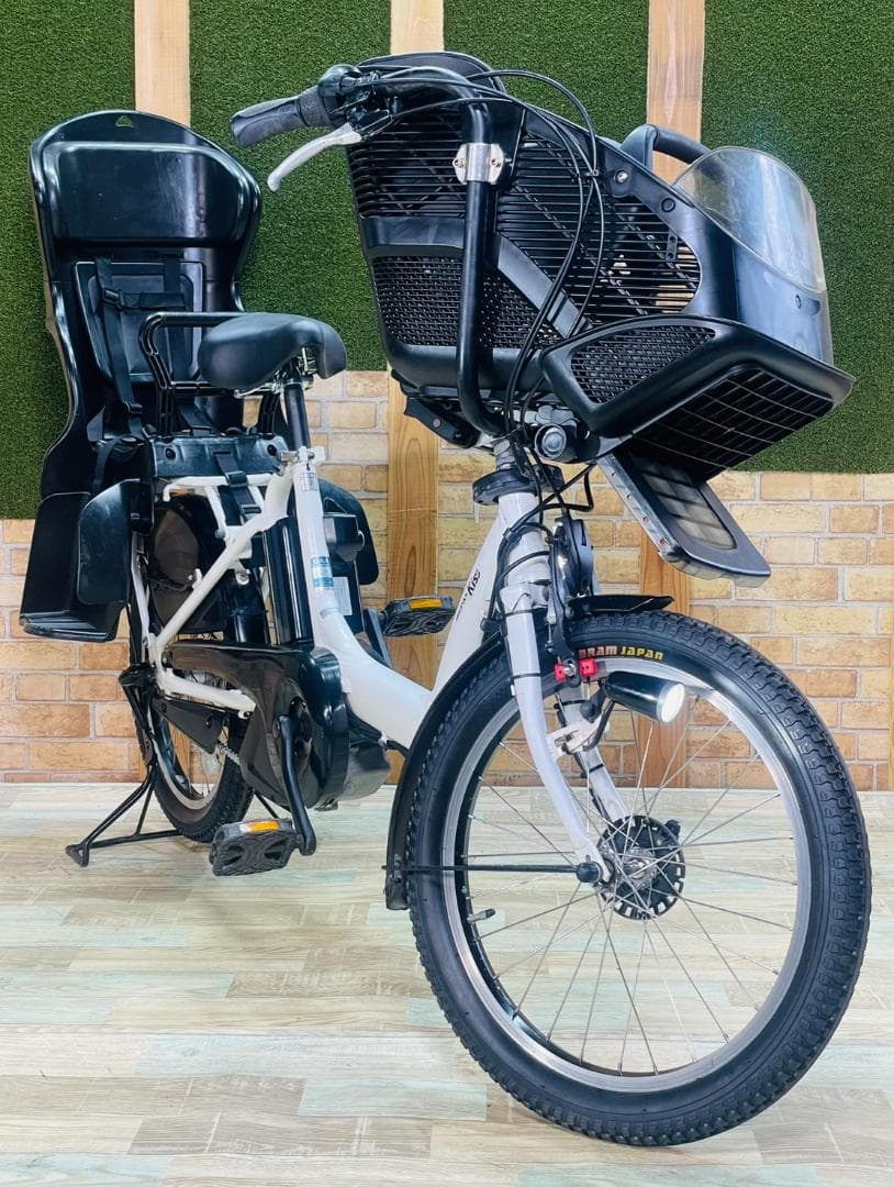 超特価 ホワイト系 ヤマハ PAS 子供乗せ電動アシスト自転車 H3376