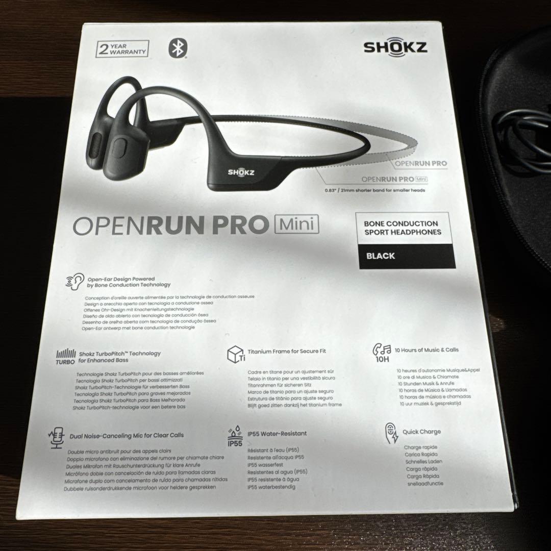 イヤホン Openrun pro mini shokz
