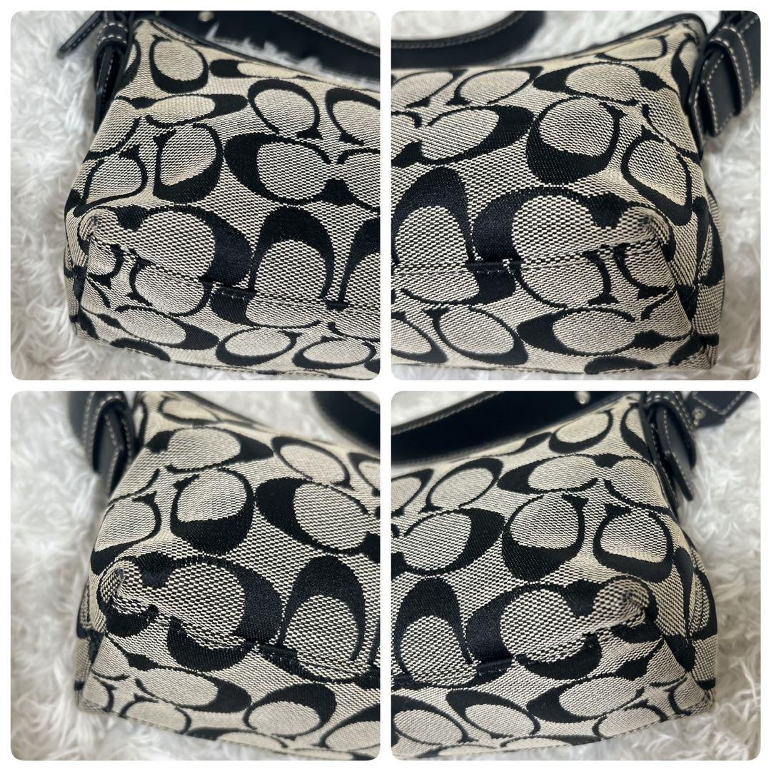 COACH アクセサリーポーチ ワンショルダー シグネチャー タッセル