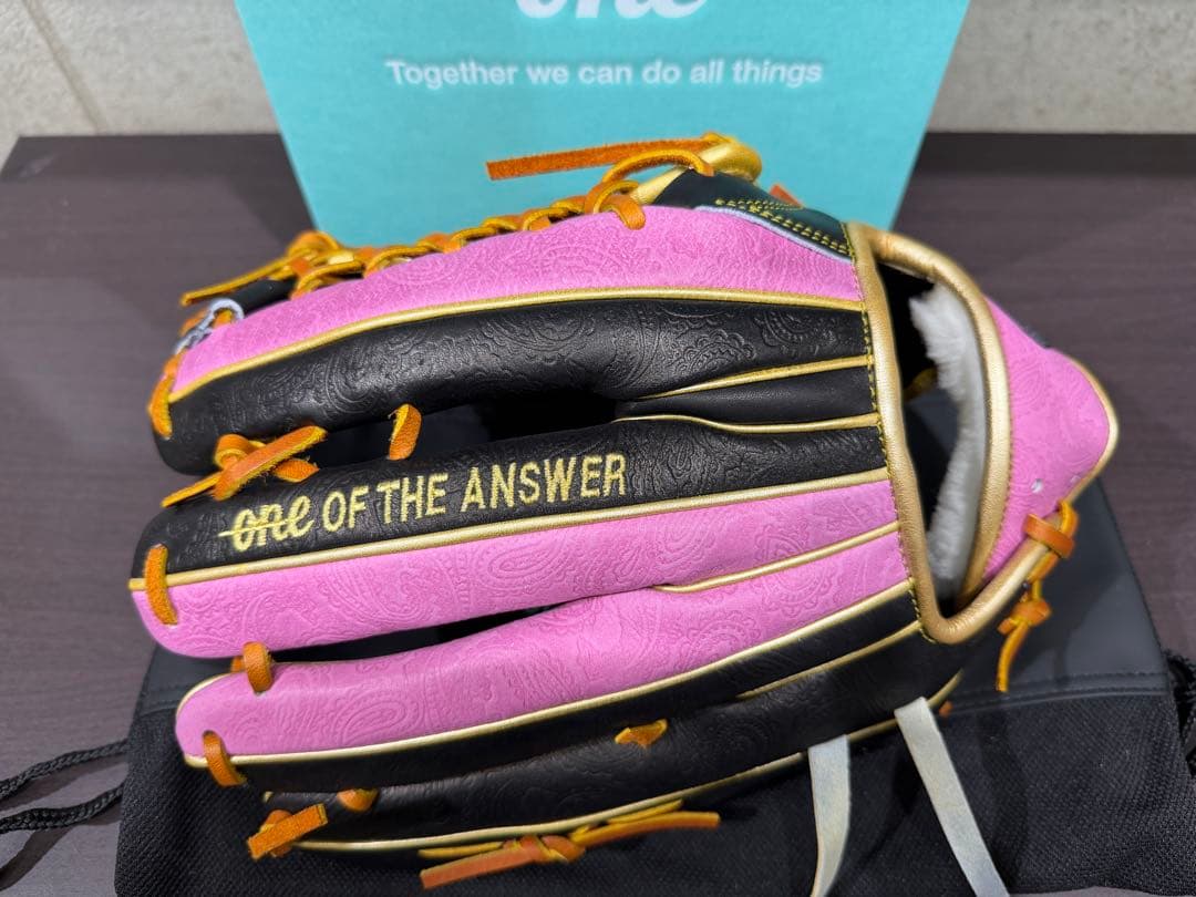 ワンオブジアンサー 硬式外野手用 ソフトバンク 柳田選手モデル 母の日限定グラブ