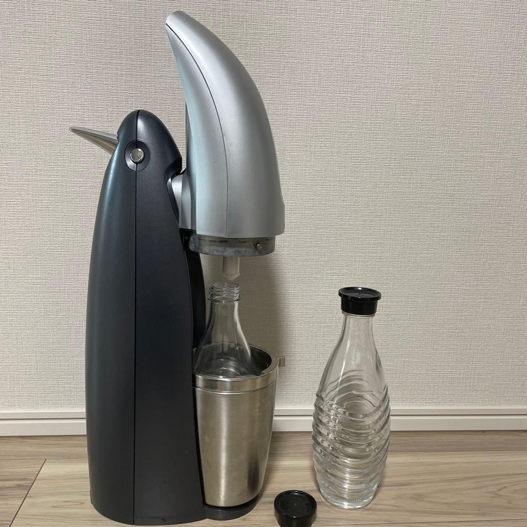 ソーダストリーム　ペンギン型炭酸水メーカー ガラスボトル2本付き