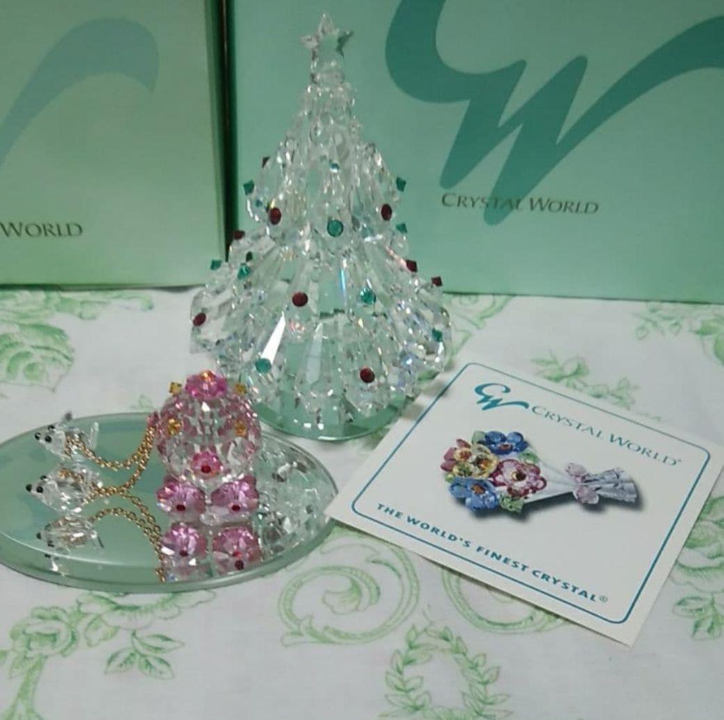 クリスタルツリー 置物