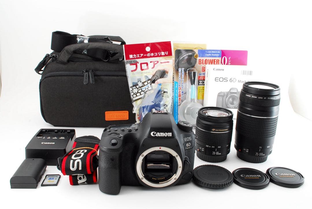 デジタル一眼レフカメラCanon EOS 6D Mark IIダブルレンズセット