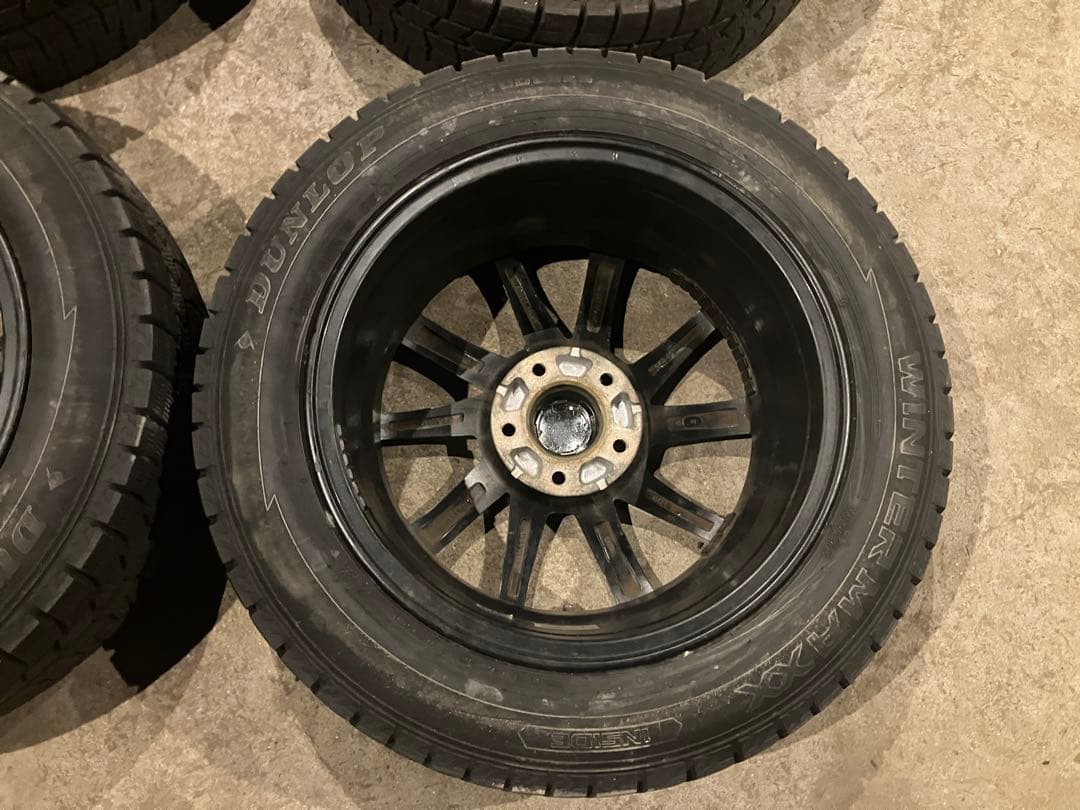 鎌ヶ谷 195/60R16 DUNLOP スタッドレス 4本 Workホイール