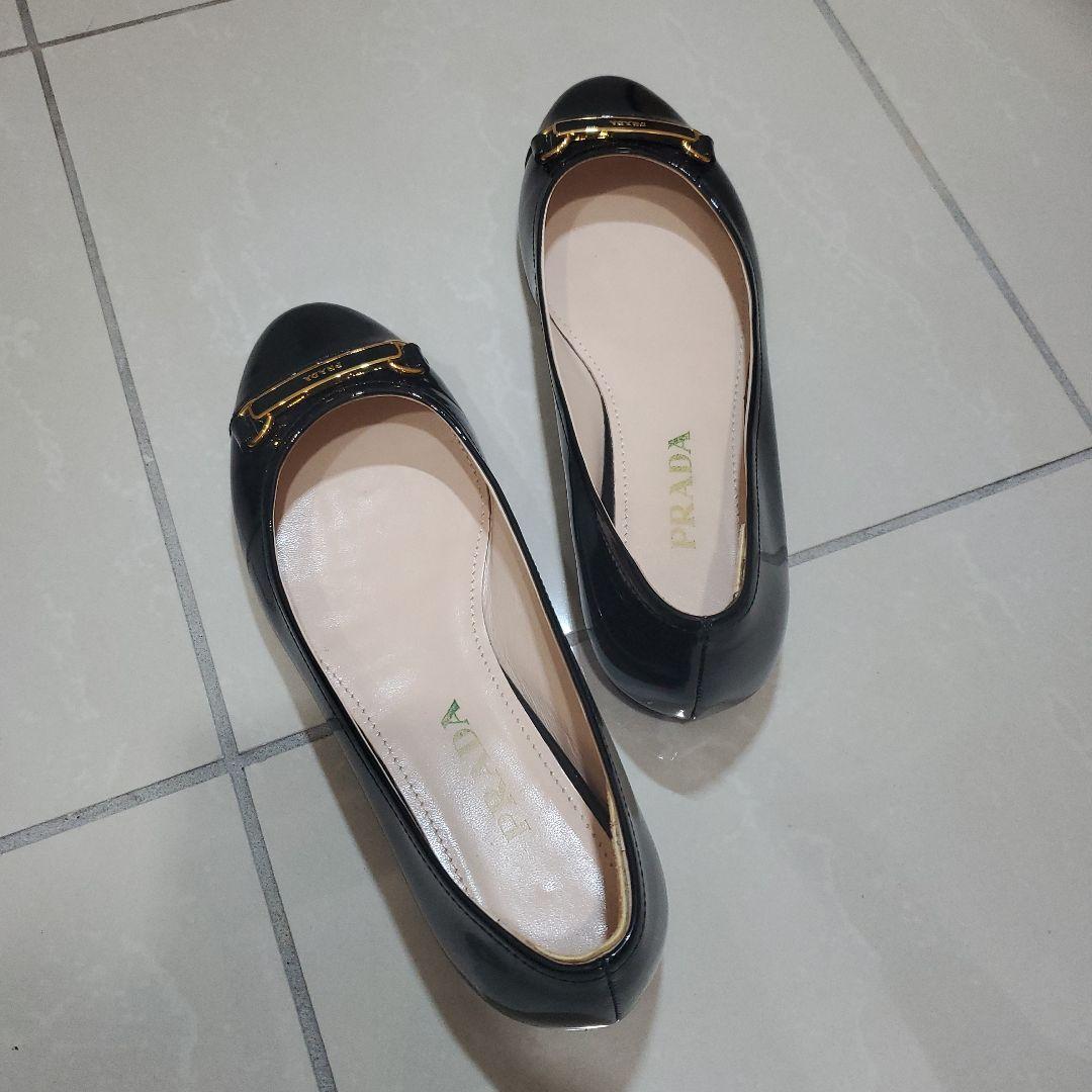 PRADA フラットシューズ 22.5