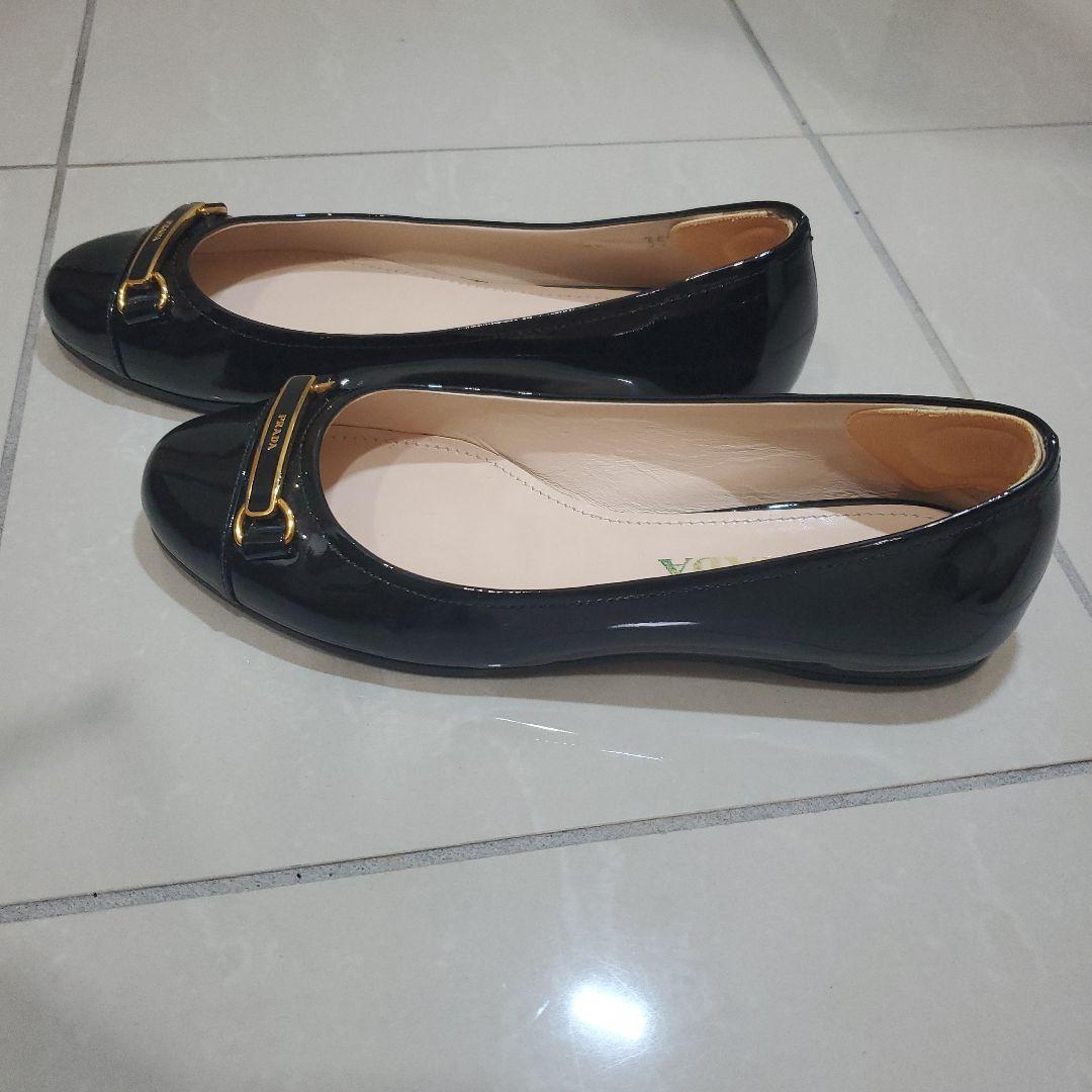 PRADA フラットシューズ 22.5