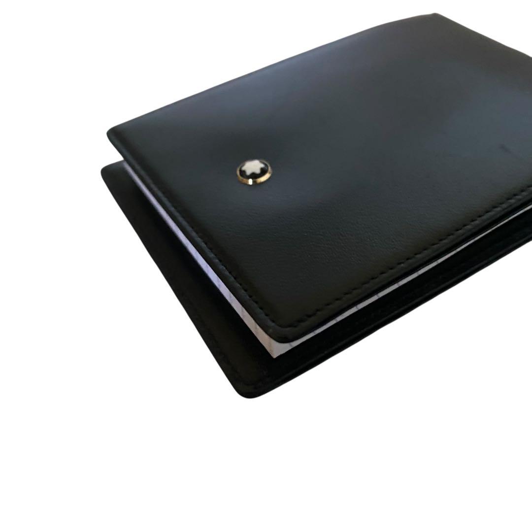 未使用　モンブラン メモ帳 札入れ カードホルダー付 ポケットサイズ 高級