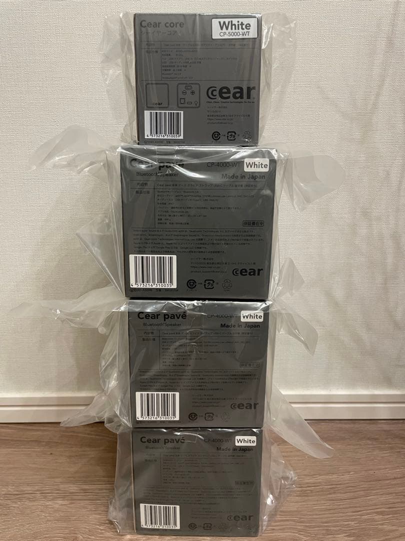 Cear pavé&coreシーイヤーパヴェ&コア ホワイトCP-4000-WT