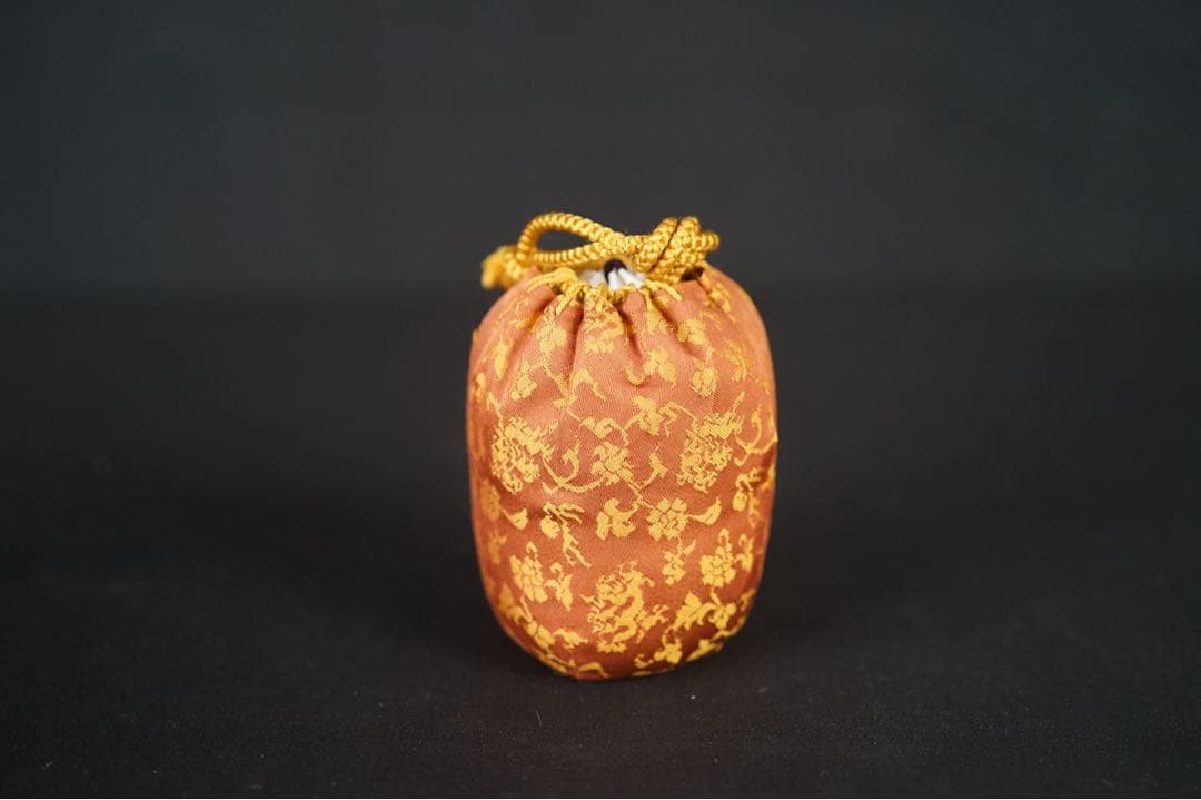 鬼丸碧山 作 高取茶入 共箱 仕覆付 茶道具 保証品