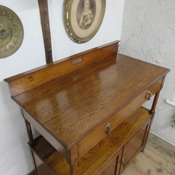 イギリス アンティーク 家具 1921年 サイドボード ダムウェイター 6173