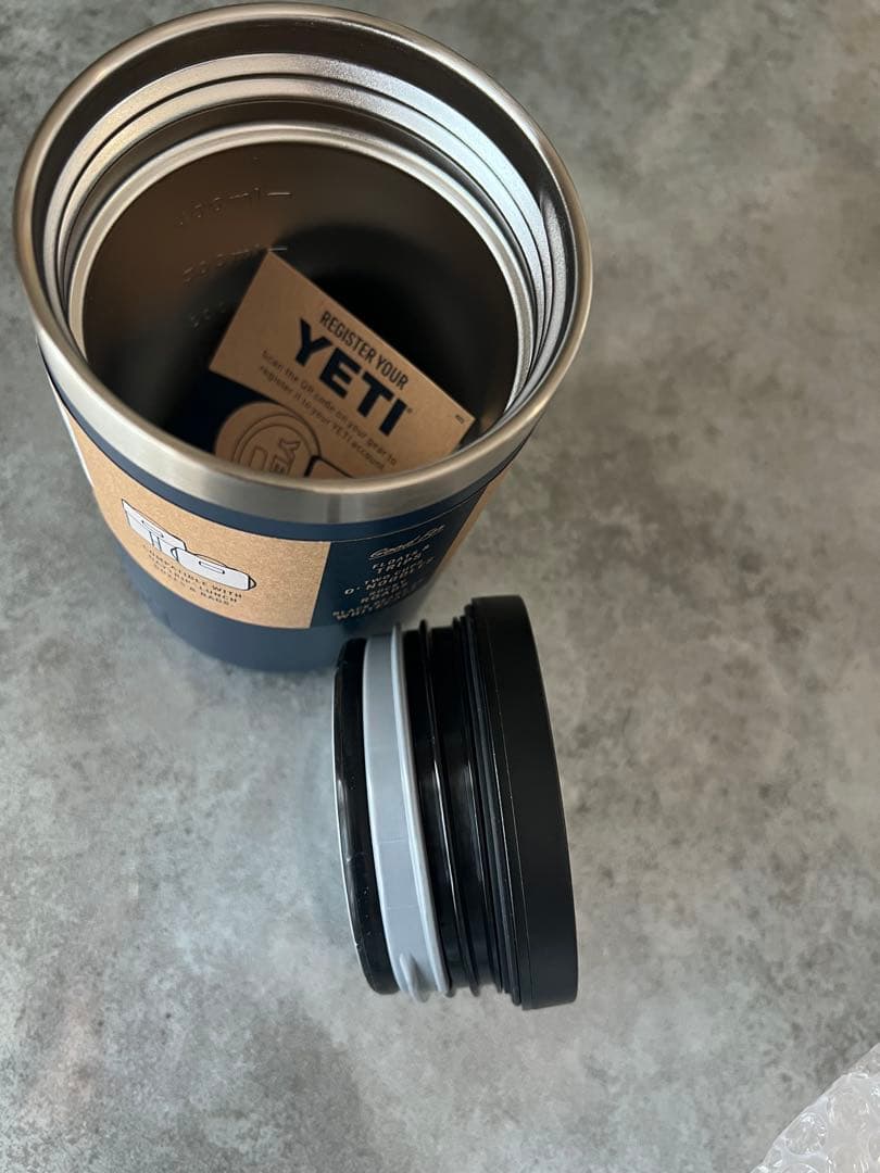アメリカ正規品YETI Food Jar 16 oz ダークブルー