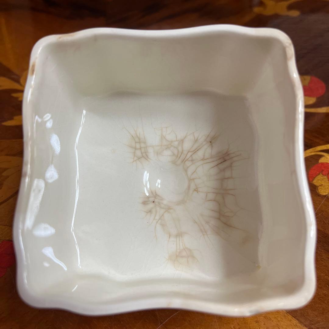 【アンティーク】スポード ビリングスレイローズ バターケース レア 訳あり