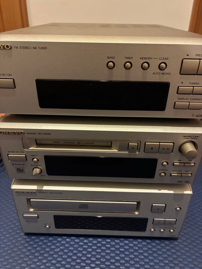 ONKYO CD・MD・AM/FMラジオ セット オンキョー株式会社