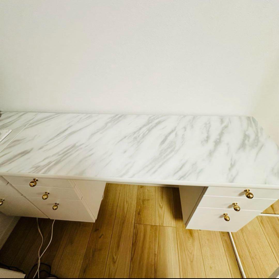 Francfranc エルドラド　コスメデスク　ドレッサー 追加デスク付き