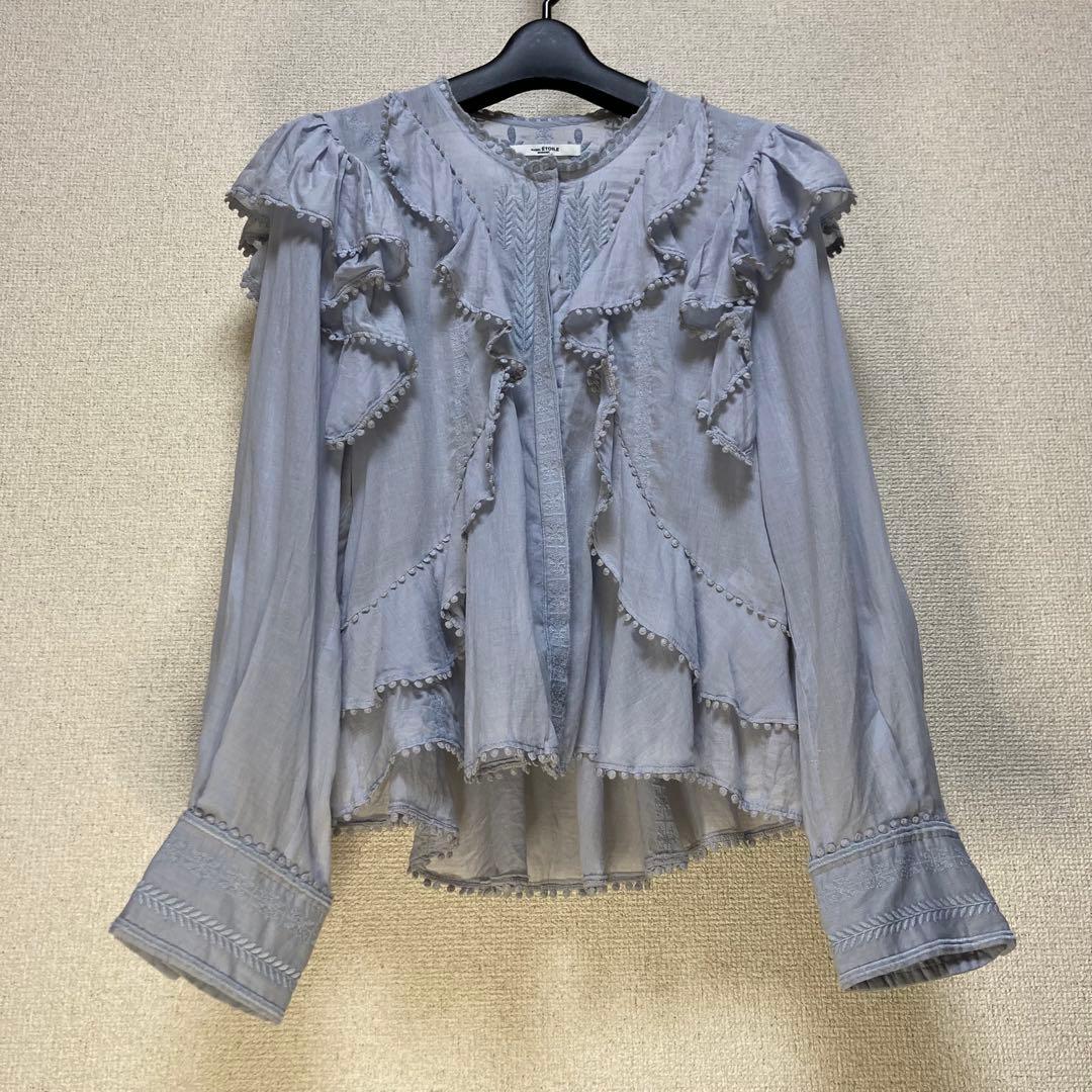 isabel marant フリル付きシャツ