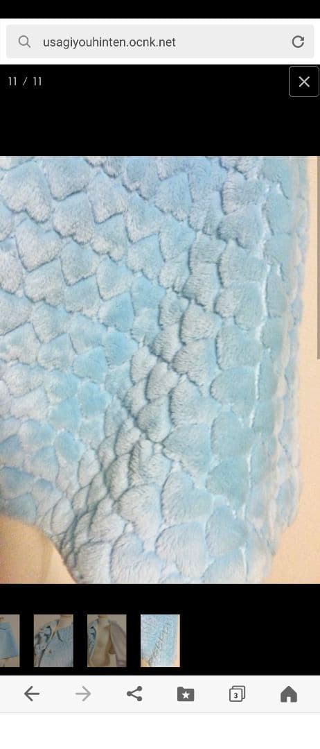 ハート模様リボンつきファーケープ＆ファーベレー帽 セット サックス ミント