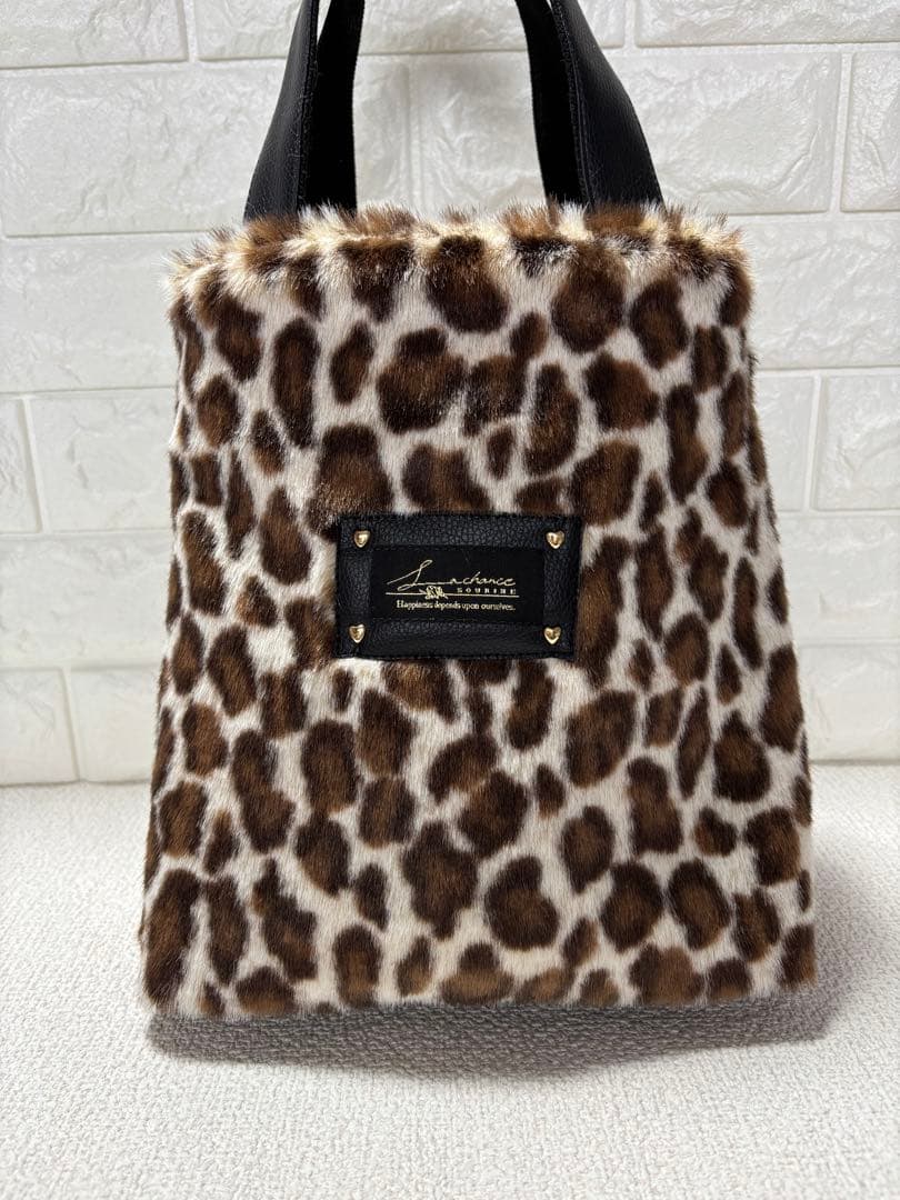 う*ん様 コヤンイサムチョン　サイドファスナーバッグ　サンダーちゃん　ヒョウ柄